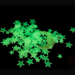 Glow In Dark Starts 3D Star Moon Home Decor Room Wall Sticker Decal Mural Art DIY