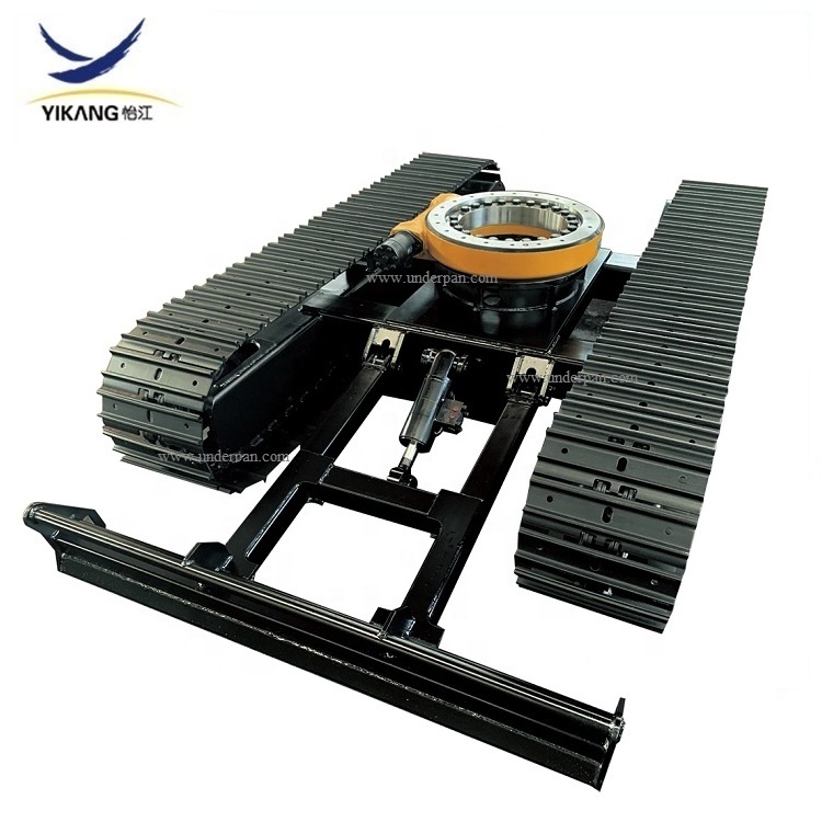 China custom rubber /steel track undercarriage with dozer blade for multifunctional crawler excavator digger bulldozer  parts