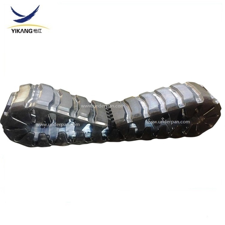 rubber tracks Over the tires for skid steer loader 390x152.4x30 (12x6x30) by Yijiang company