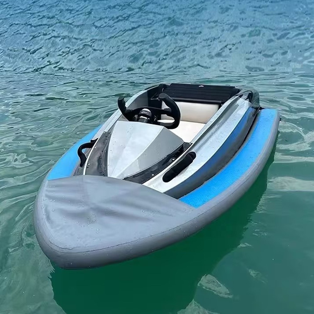 Jet Car Boat 15Kw 72v Fast Speed Water Go Kart Kit Racing Tiny Personal Cheap Mini Jet Boat For Sale With Jet Engine