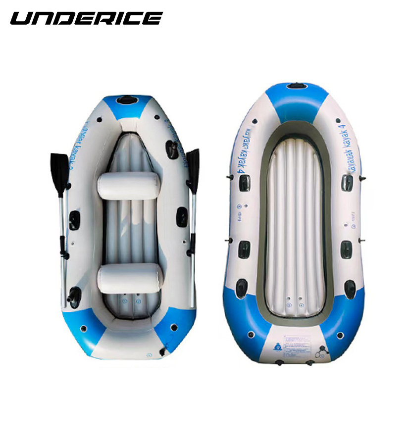 UICE Durable  Four Person 320*165cm Outdoor River Lake Sports Inflatable Raft Dinghy Boat for Sale