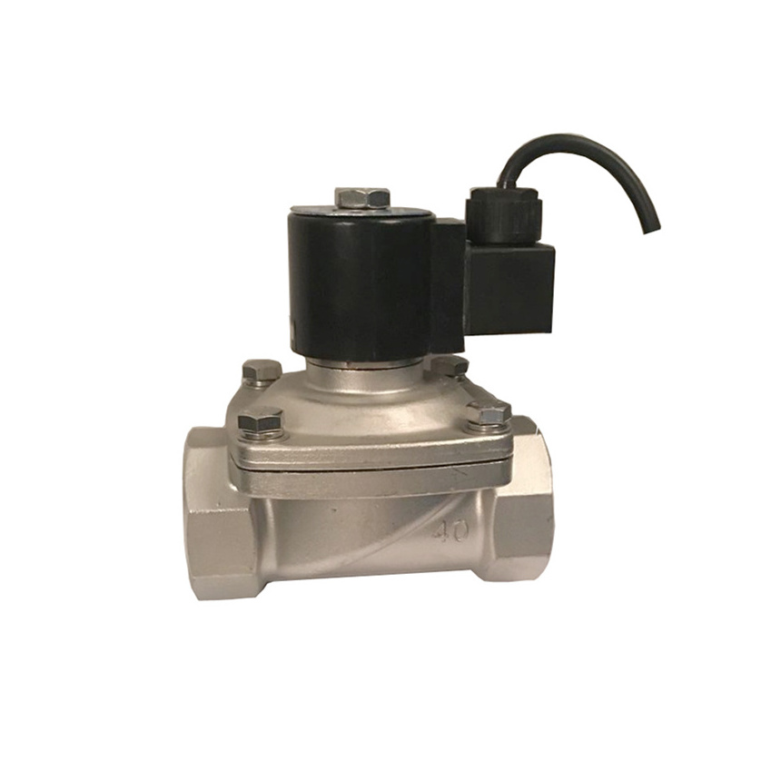 stainless steel brass natural gas stove 3/4 2 inch automatic water shut off 24v solenoid valve