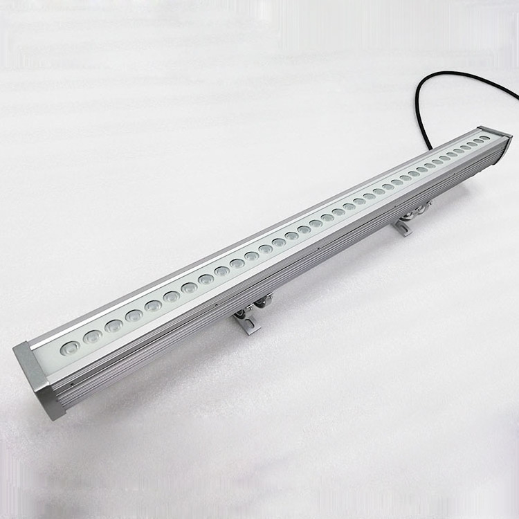 outdoor aluminum housing adjustable by remote and dmx rgb led strobe led linear wall washer lights