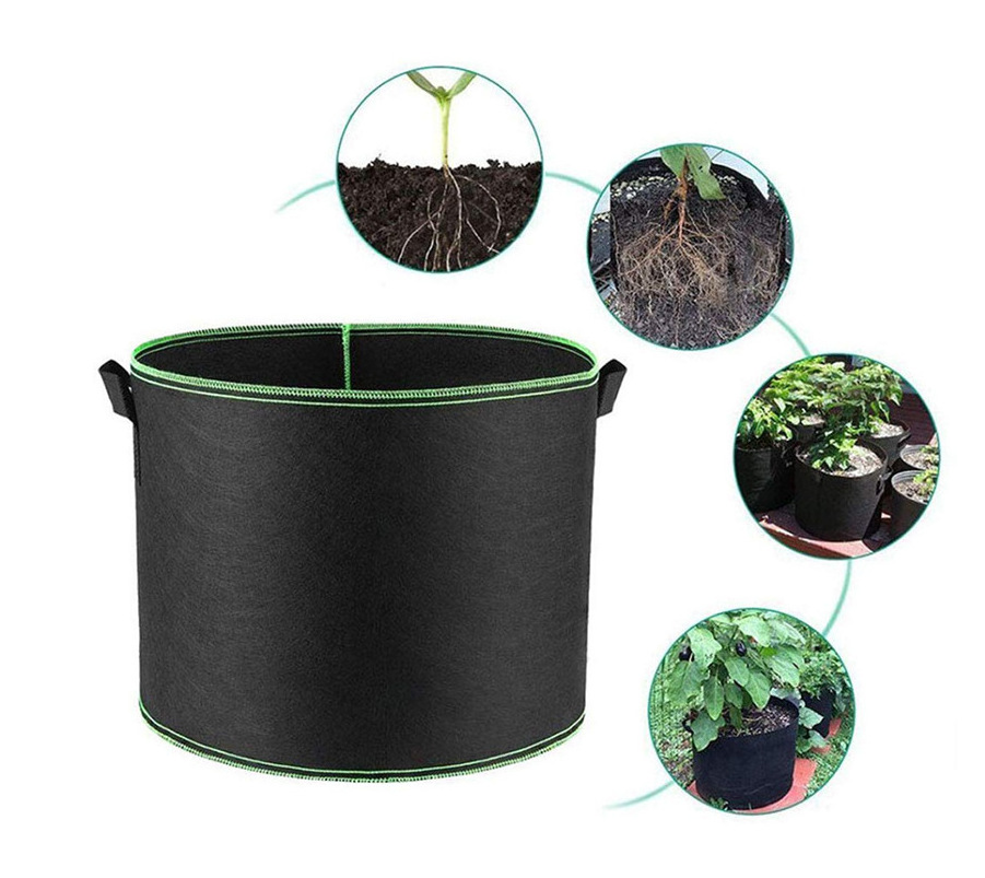 1 Gallon non woven  Fabric Plant Grow Bags non woven Grow Pots bag for Sale