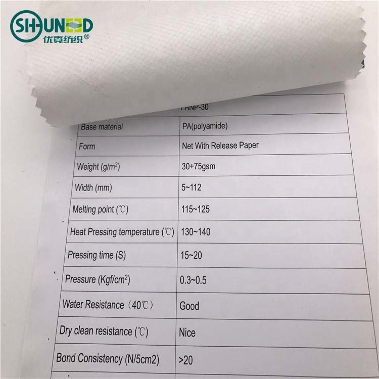 Polyamide thermoplastic net hot melt adhesive with release paper with hot melt glue stick for garment/leather/car