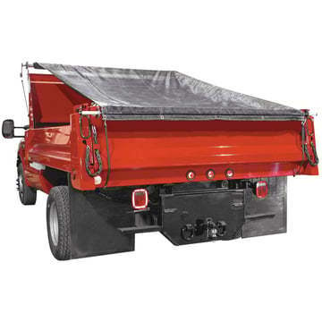 Custom Heavy Duty Antil-UV PVC Mesh Fabric Cargo Net Dump Trucks Tarp System For Truck Cover