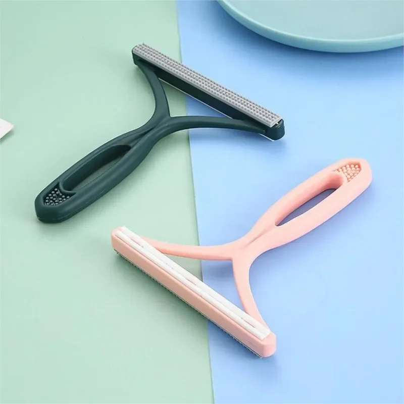 Silicone Double Sided Pet Hair Remover Lint Remover Clean Tool Shaver Sweater Cleaner Fabric Shaver Scraper for Clothes Carpet