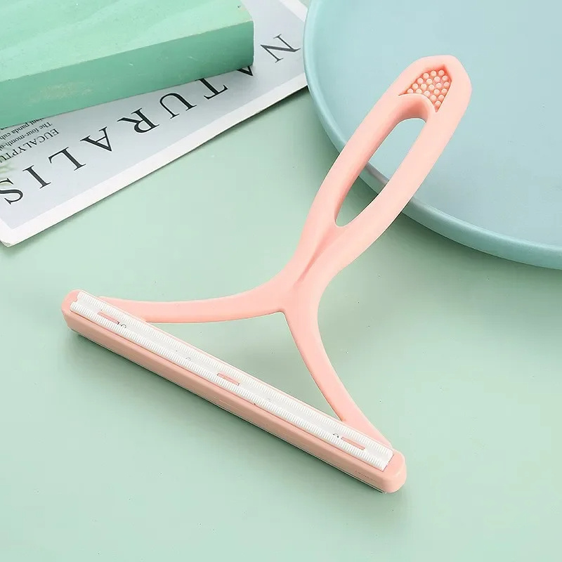 Silicone Double Sided Pet Hair Remover Lint Remover Clean Tool Shaver Sweater Cleaner Fabric Shaver Scraper for Clothes Carpet