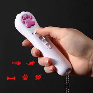 Toy For Cat Paw Red Laser Pointer Exercise Interactive Cat Toy Update USB Charge Cat Laser Toy