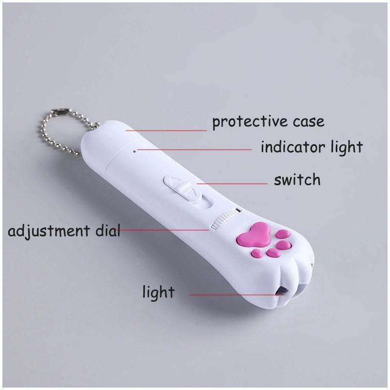 Toy For Cat Paw Red Laser Pointer Exercise Interactive Cat Toy Update USB Charge Cat Laser Toy