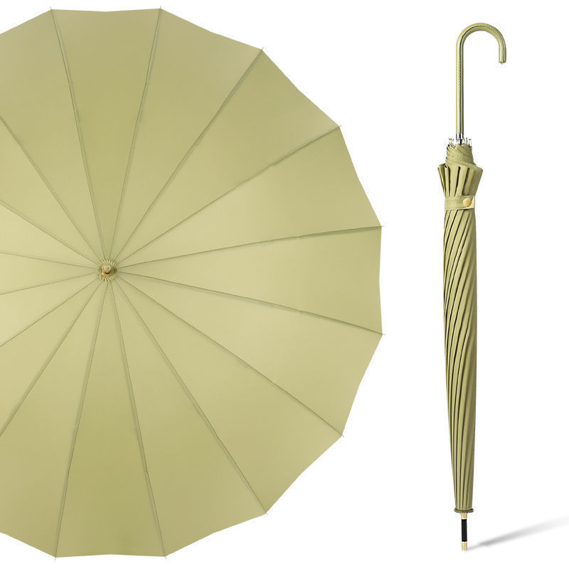 Best Selling Cheap 16k Custom Golf Umbrella Business Automatic Luxury Compact Reinforced Straight Umbrella