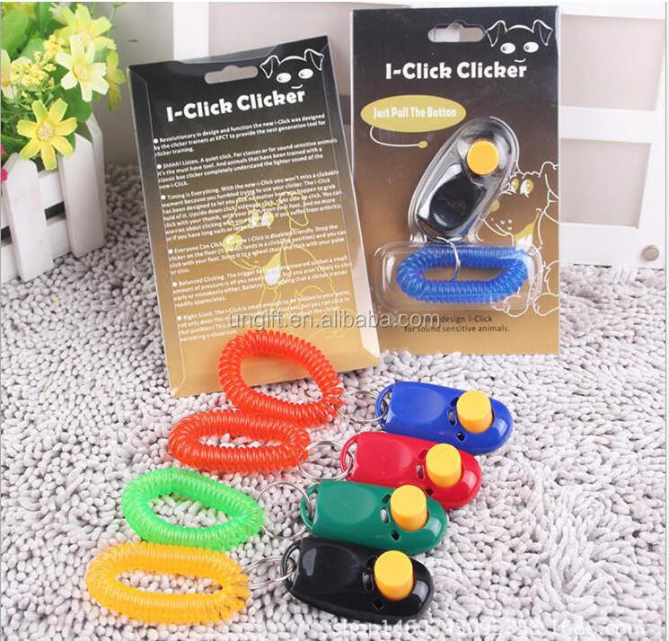 Pet Dog Training Supplies Trainer Cat Dog Toys Click Button Clicker Training Whistle Equipment Accessories