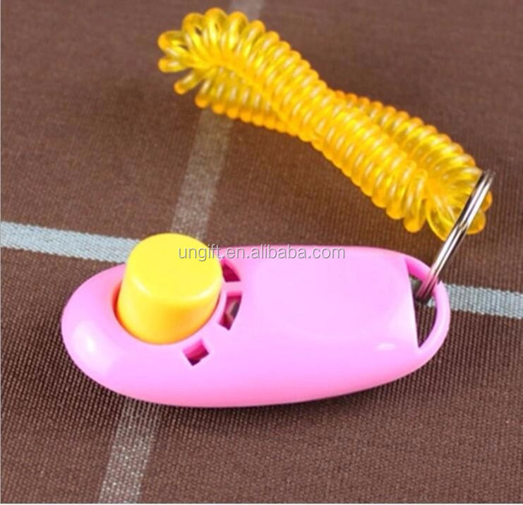 Pet Dog Training Supplies Trainer Cat Dog Toys Click Button Clicker Training Whistle Equipment Accessories