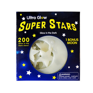 Hot Sale Star Moon Glowing In The Dark Wall Stickers For Home Bedroom Decoration 3.8CM 201Pcs Per Set