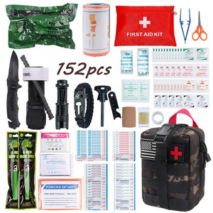 Tactical molle pouch full-featured medical outdoor camping first aid survival kit with tourniquet