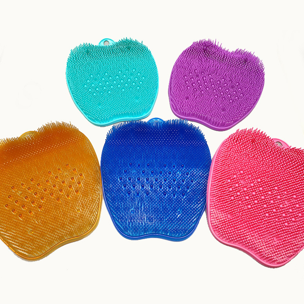 Bath Exfoliating Pad Bathroom Washing Pads Shower Foot Scrubber Mat Shower Cleaning Tools for Pregnant Woman