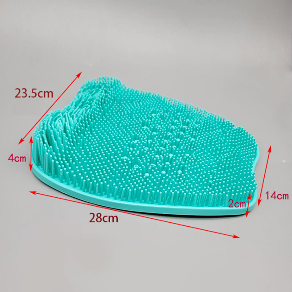 Bath Exfoliating Pad Bathroom Washing Pads Shower Foot Scrubber Mat Shower Cleaning Tools for Pregnant Woman