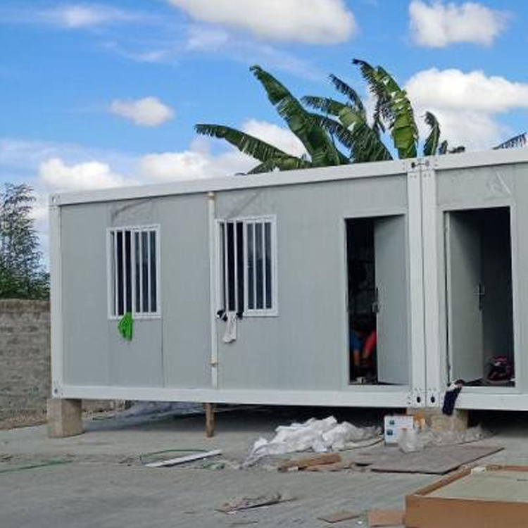 Prefab Modular House Mobile 20ft Detachable Container Office and Tiny House with one bedroom for sale