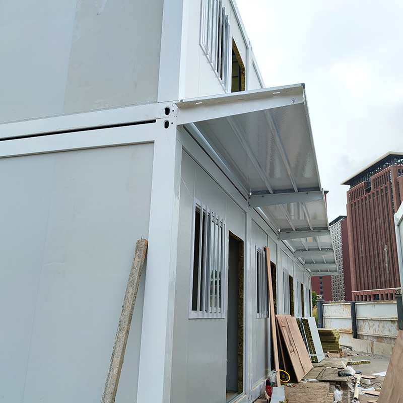 Temporary Construction Site Center Container House Prefabricated Flat Pack Container Homes