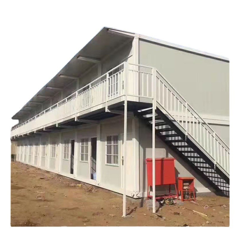 Factory Low Price Prefab China Modular 2 storey  quick installation tiny   Container House For Sale