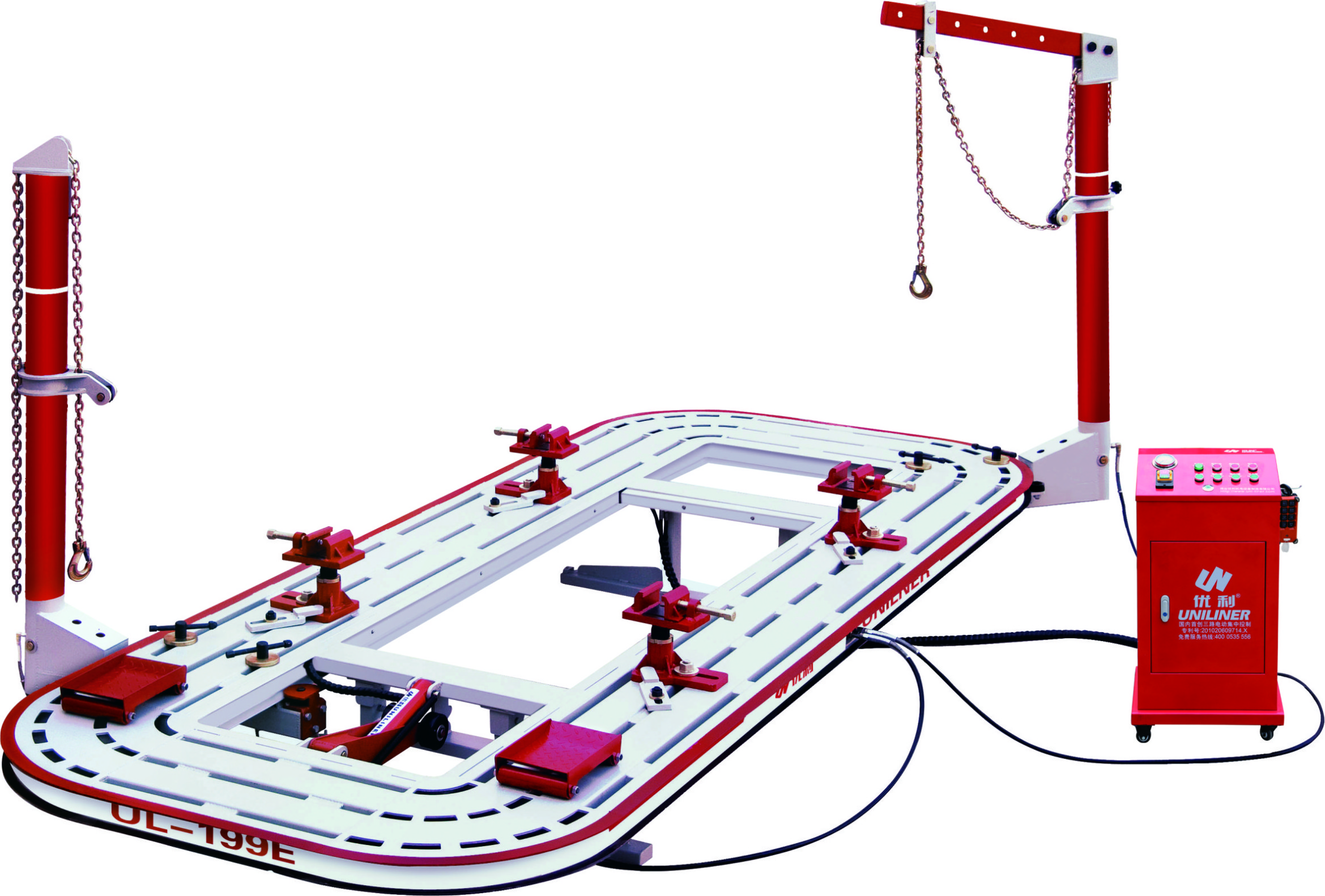 CAR COLLISION REPAIR FRAME MACHINE / AUTO BODY CHASSIS PULLING BENCH