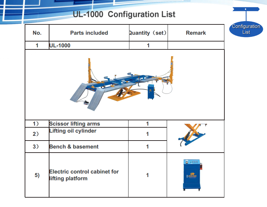 Car o liner bench rack /car collision repair Frame Machine/auto body repair equipment UL-1000