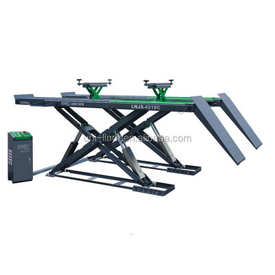 LION LNJS-5018C super thin hydraulic design wheel alignment car scissor lift Hydraulic Scissor 4 Wheel Alignment Car lift