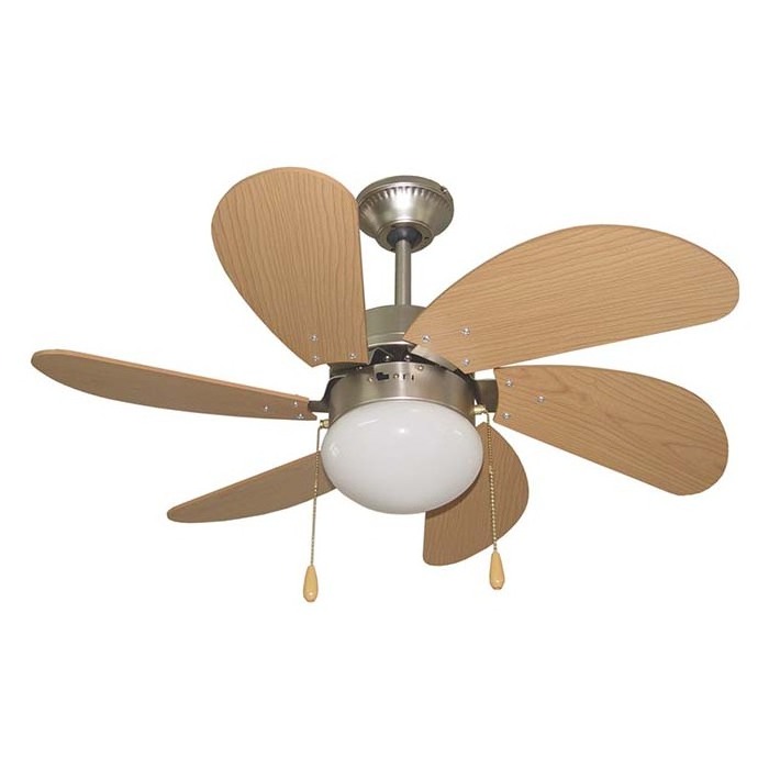 Hot European style downrod energy saving indoor decorative pull chain ceiling fan with light