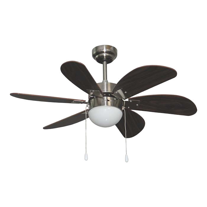 Hot European style downrod energy saving indoor decorative pull chain ceiling fan with light