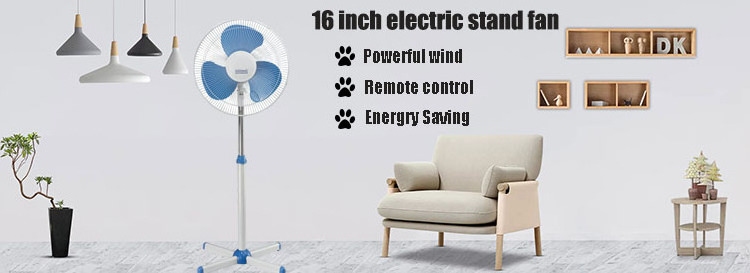 Stand Fan 16 Inch With Cross Base 450mm Air cooler fan air cooling fan