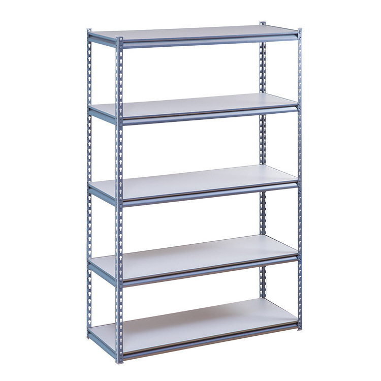 Uni-Silent Sliver Storage Rack 5 Layers Light Weight Warehouse Storage Shelf Boltless Racks ZW-ZY5F