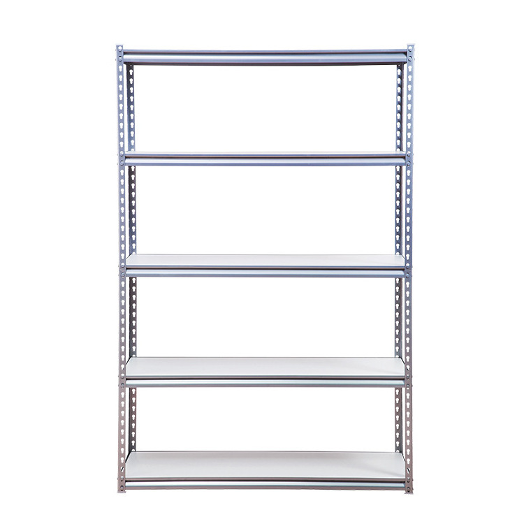 Uni-Silent Sliver Storage Rack 5 Layers Light Weight Warehouse Storage Shelf Boltless Racks ZW-ZY5F