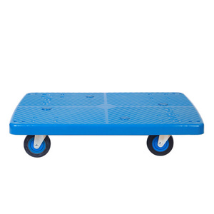 Uni-Silent 150kgs Plastic Multi-function 4 Swivel Wheels Moving Dolly Trolley Rolling Cart PLA150Y-DL