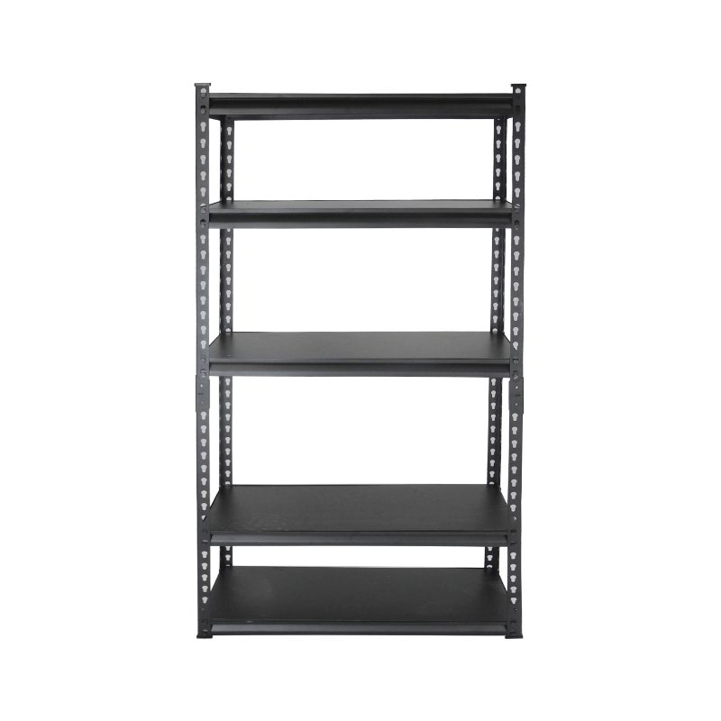 5 Tiers Powder Coating Warehouse Storage Shelf Rack Black Shelves ZW-ZH5F