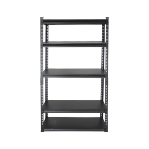 5 Tiers Powder Coating Warehouse Storage Shelf Rack Black Shelves ZW-ZH5F