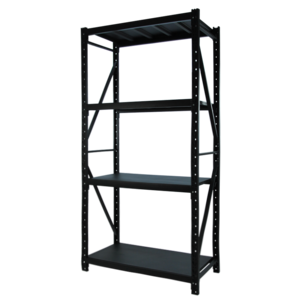 Uni-Silent Heavy Duty Type 4-Tier Industrial Shelving Rack Storage Rack Adjustable Metal Shelving Rack HJG-206