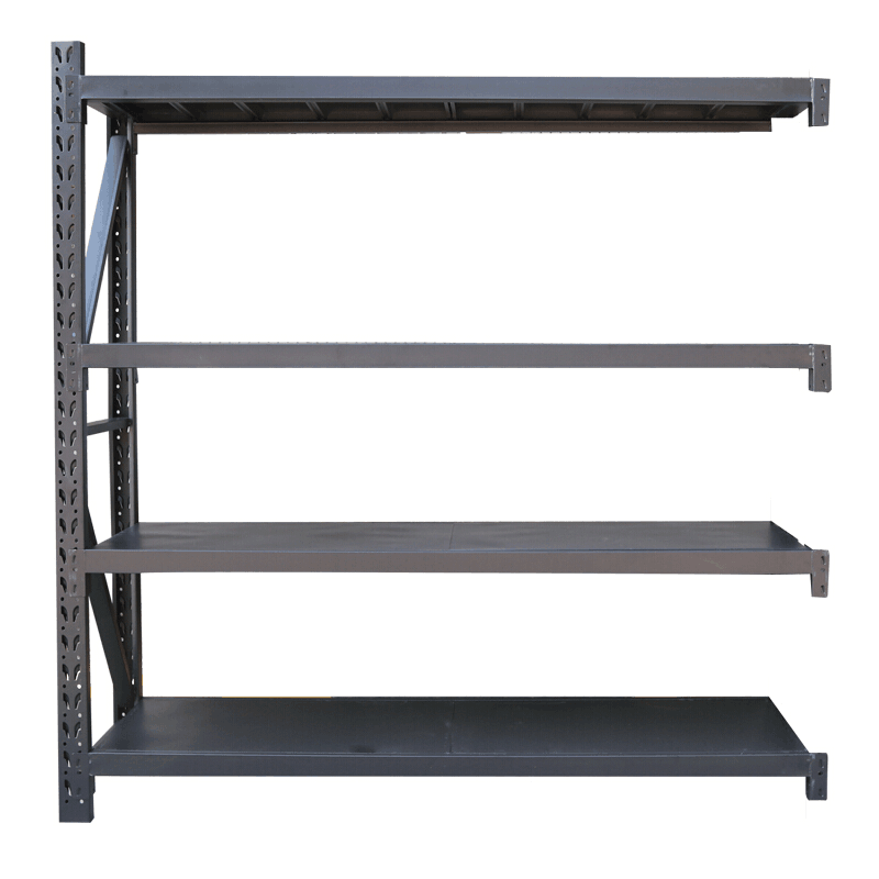 4-Shelf Light Duty Boltless Rivet Shelving Metal Shelf Storage Racks For Garage And Supermarket Shelves HJQ-105