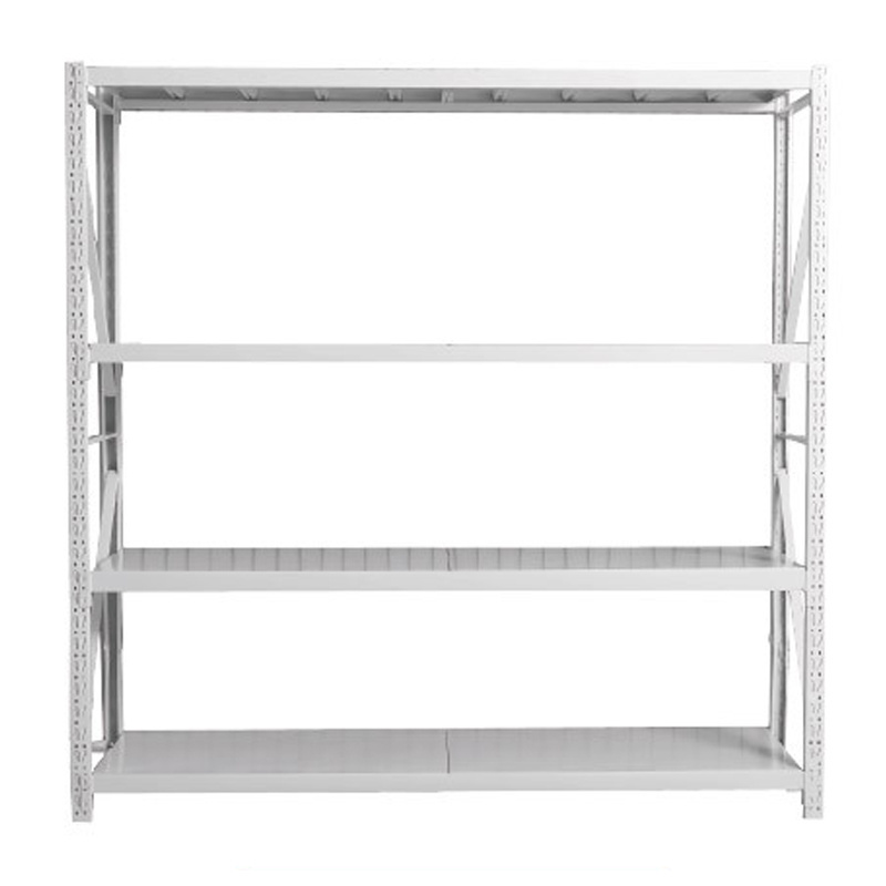 4-Shelf Light Duty Boltless Rivet Shelving Metal Shelf Storage Racks For Garage And Supermarket Shelves HJQ-105