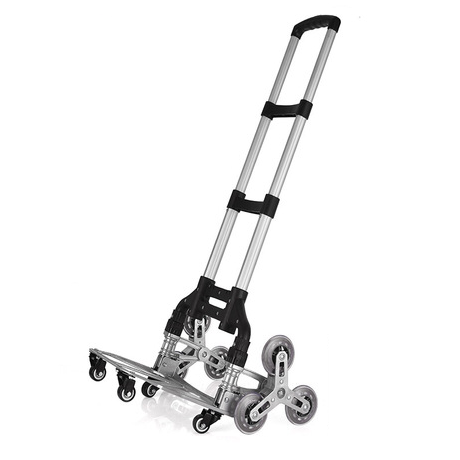 Uni-Silent 75kg Foldable Luggage Hand Trolley Cart Portable Aluminium Hand Truck FHT75-6S