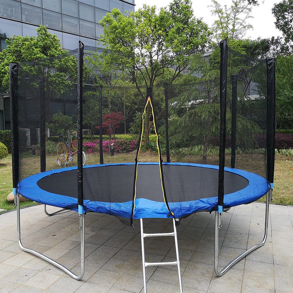 14ft Net Manufacturers Trampoline Park Kids Children Adults Cheap Big Jumping Bounce Round Trampoline