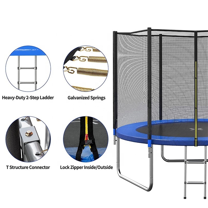 14ft Net Manufacturers Trampoline Park Kids Children Adults Cheap Big Jumping Bounce Round Trampoline