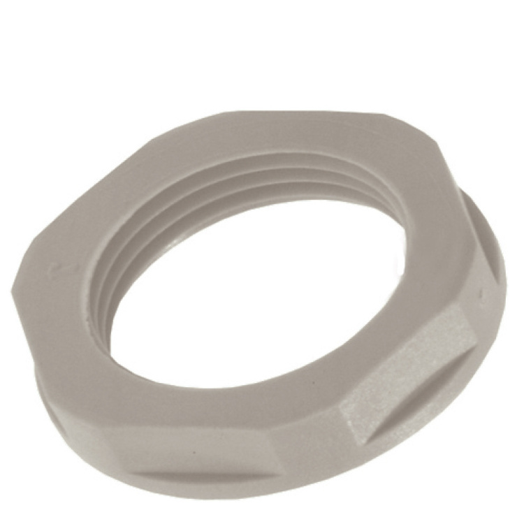 Nylon locknut Counter nut plastic  lock the Pg21/SW 36 cable thin nut plastic flange nut