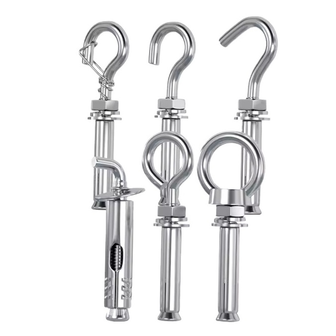 High Quality 304 316 Stainless Steel Ring Lifting Anchor Eye bolt Wall Concrete Anchors