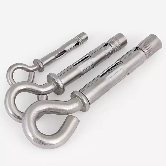 High Quality 304 316 Stainless Steel Ring Lifting Anchor Eye bolt Wall Concrete Anchors