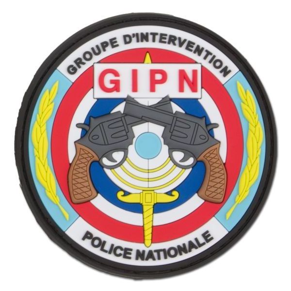 GIPN French Patch Series Custom Hook And Loop Patches Tactical Shoulder Cheap Custom Pvc Patches