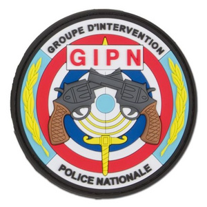 GIPN French Patch Series Custom Hook And Loop Patches Tactical Shoulder Cheap Custom Pvc Patches