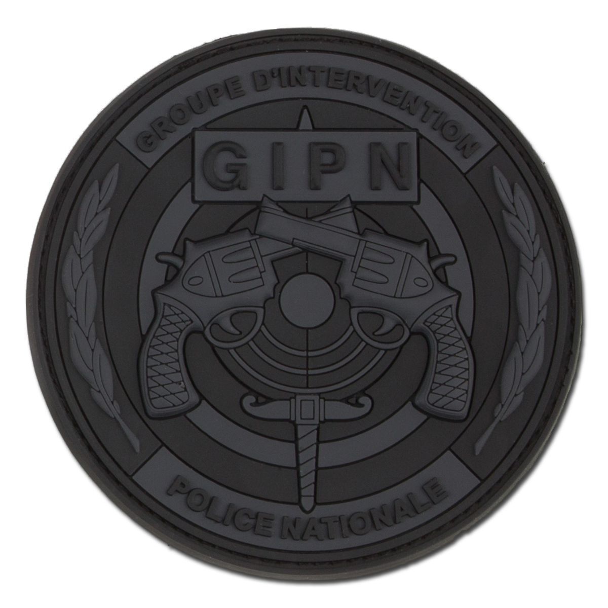 GIPN French Patch Series Custom Hook And Loop Patches Tactical Shoulder Cheap Custom Pvc Patches