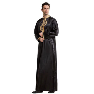 Wholesale High Quality Arabian islamic clothing new design robe men abaya muslim burqa designs for muslim men