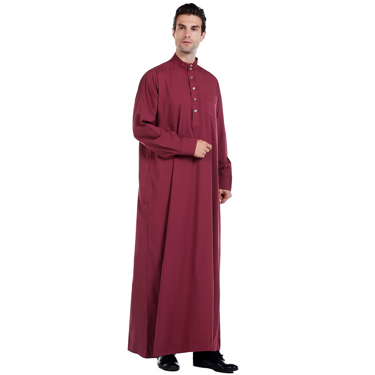 2 pieces set of Polo style African man clothing pants dress for men's islamic suit of Muslim clothing