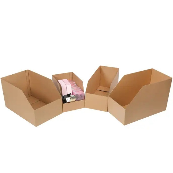 High quality Customized Stackable Warehouse Picking Bin Moving Box Corrugated Recycle Packaging Clothes Boxes Storage box